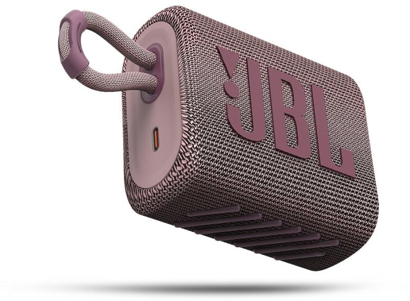 JBL GO 3 hordozható bluetooth hangszóró (levendula)