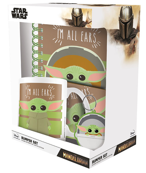 Star Wars The Mandalorian Im All Ears Bumper Set ajándékcsomag