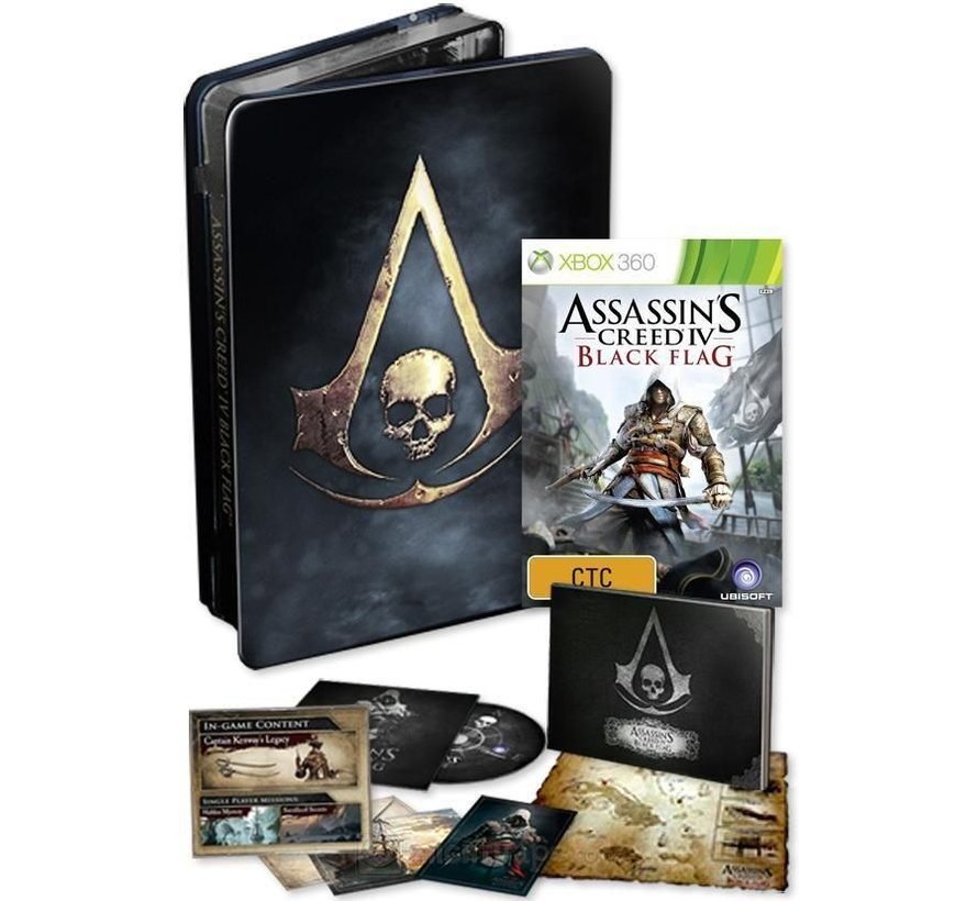 Assassins Creed Black Flag Skull Edition (képeslapok és slipcase nélkül)