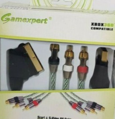 Gamexpert Scart + S-Video AV kábel (Xbox 360 kompatibilis / GS-3602)