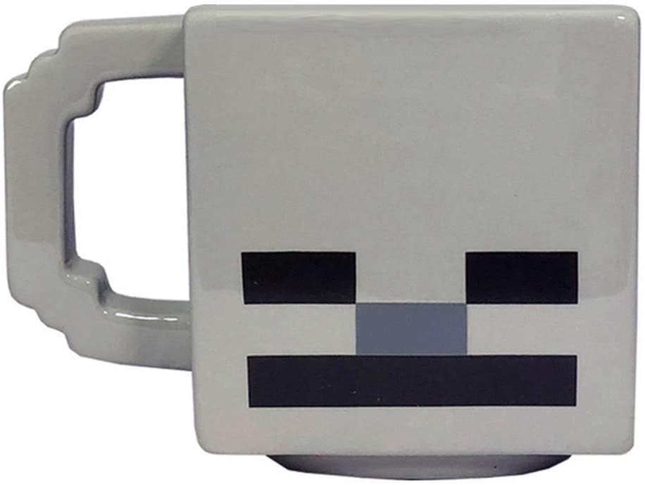 Minecraft Skeleton Face Ceramic Mug  - Ajándéktárgyak Bögre