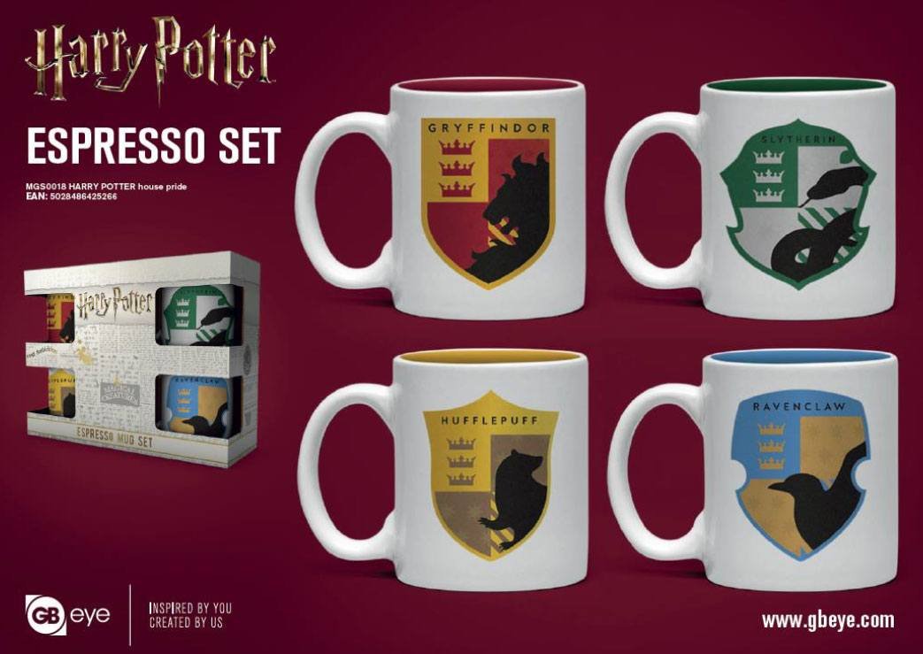 Harry Potter Espresso Mugs (Kávéspohár szett)