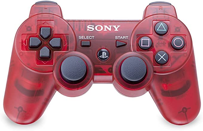 DualShock 3 Wireless Controller Clear Red - PlayStation 3 Kontrollerek