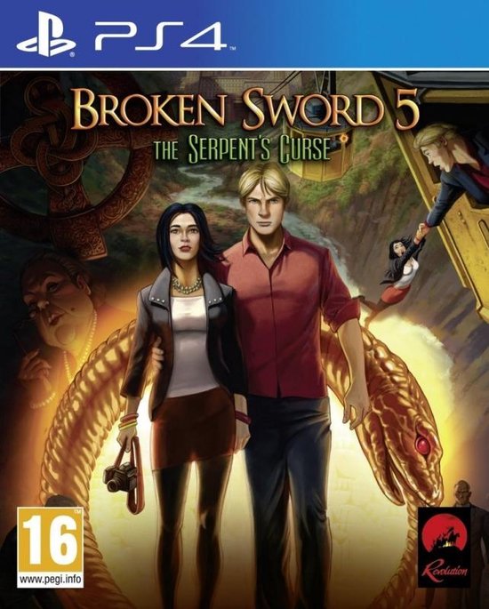 Broken Sword 5 The Serpents Curse (német doboz, angol játék)