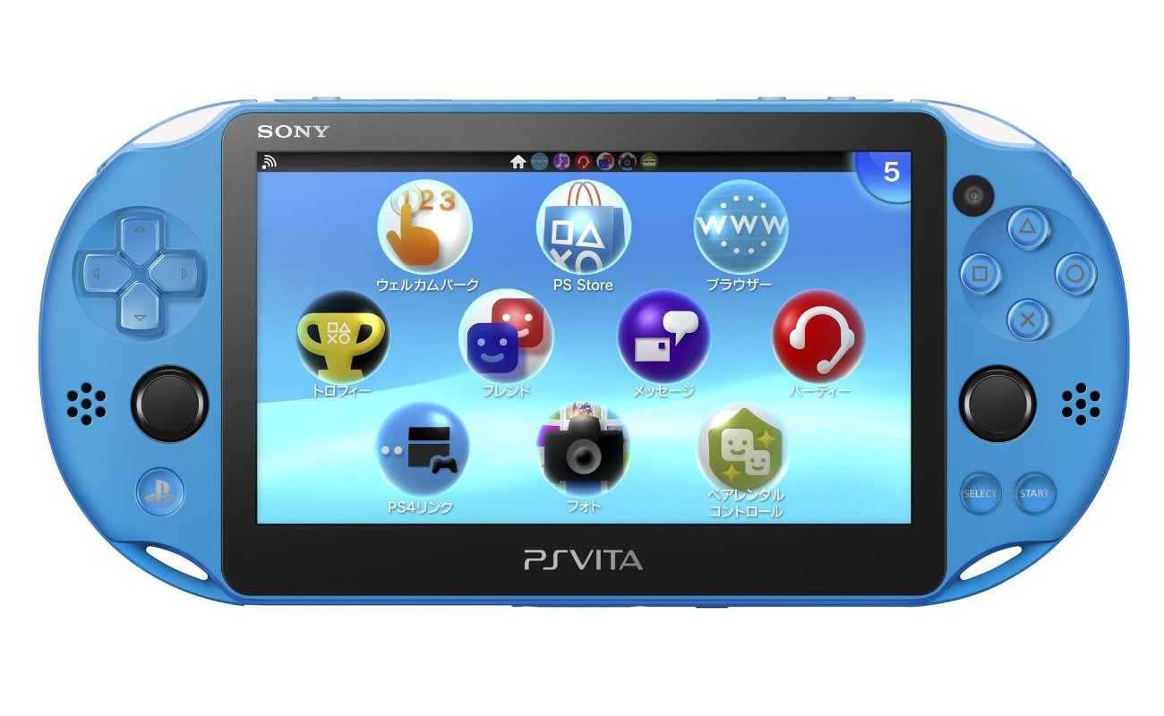 PlayStation Vita Slim Aqua Blue + 8GB Memory Card (Wi-Fi)