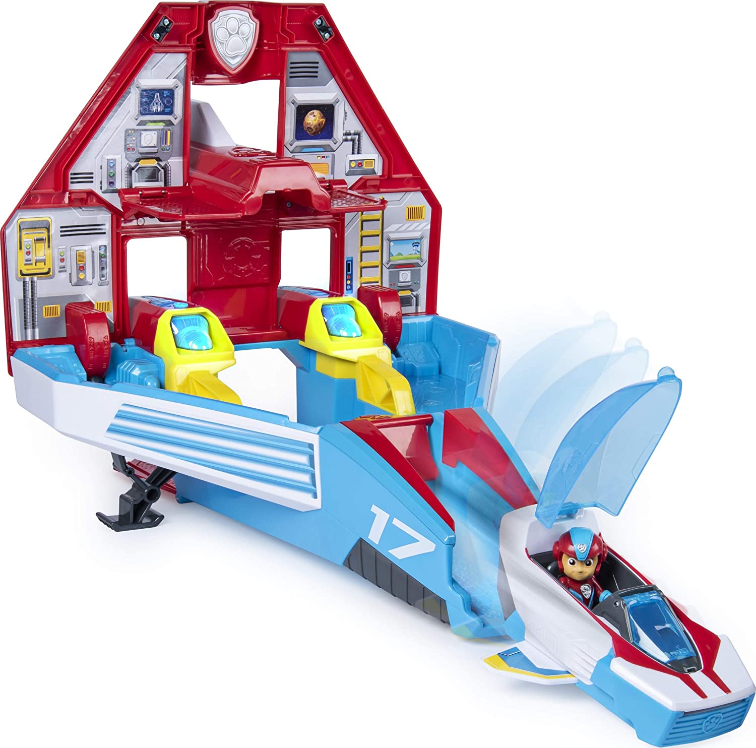 PAW Patrol Super PAWs Mighty Jet Command Center - Figurák Akciófigurák