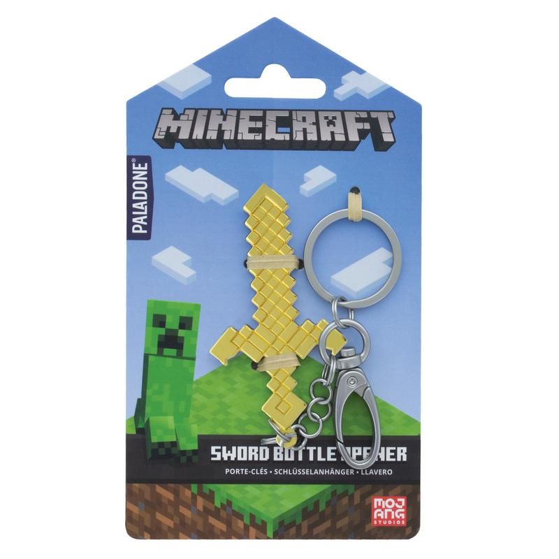 Minecraft KeyRing and Sword Bottle Opener (kulcstartó és sörnyitó) - Ajándéktárgyak Kulcstartó