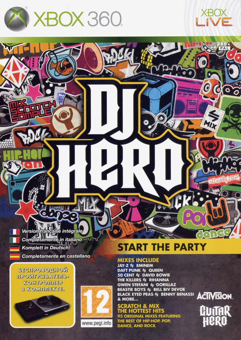 DJ Hero (játékszoftver + keverőpult) - Xbox 360 Játékok