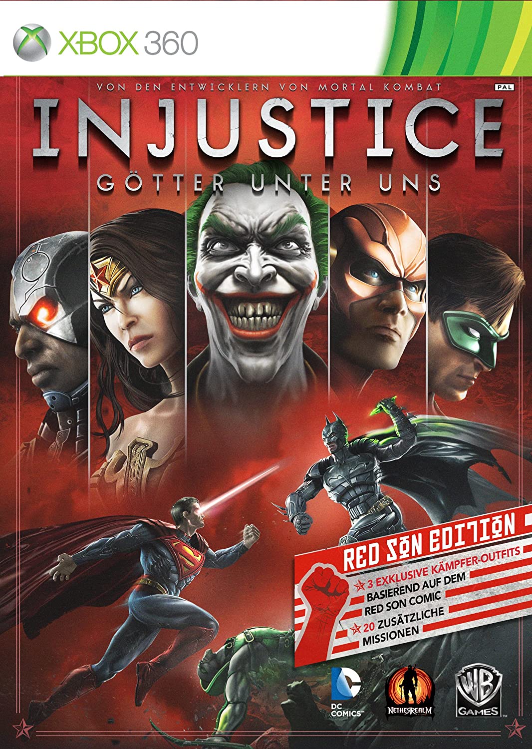 Injustice Gods Among Us Red Son Edition / Special Edition (német) - Xbox 360 Játékok
