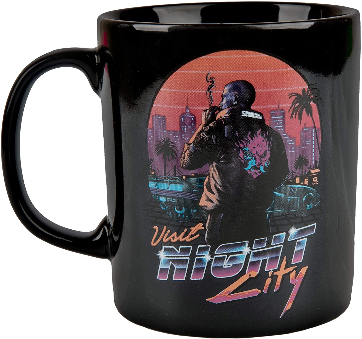 Cyberpunk 2077 Ceramic Mug Visit Night City