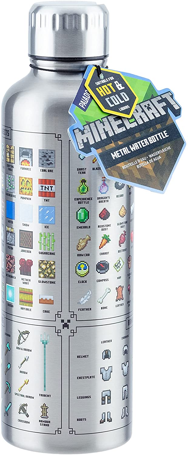 Minecraft Metal Water Bottle