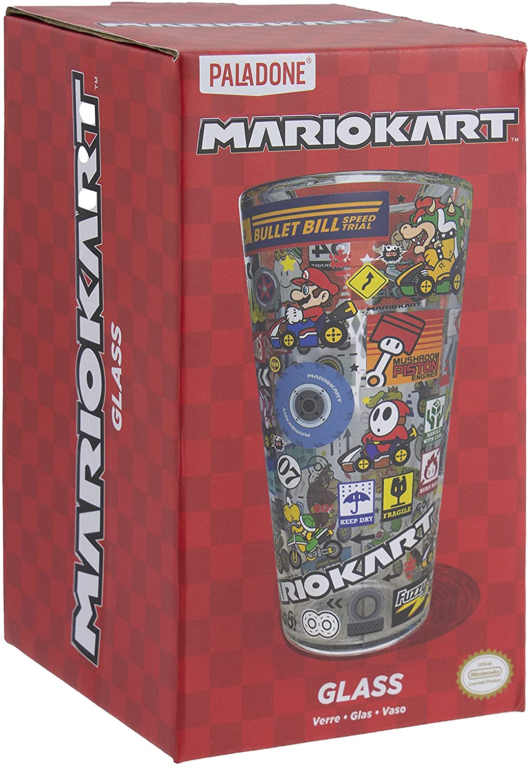 Mario Kart Glass - Ajándéktárgyak Bögre