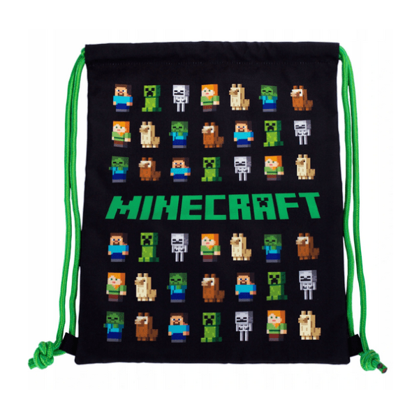 Minecraft Multi Character Bag (tornazsák) - Ruházat Táskák