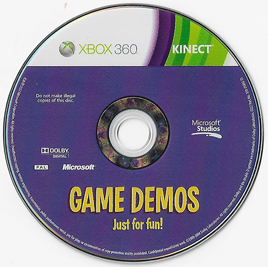 Xbox 360 Game Demos (Kinect)