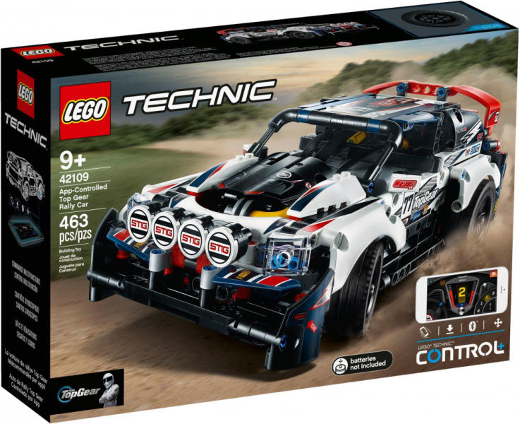LEGO Technic Applikációval irányítható Top Gear raliautó (42109) - Figurák Lego