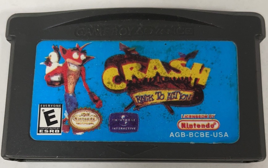 Crash Bandicoot Back to Action (fake) - Game Boy Advance Játékok