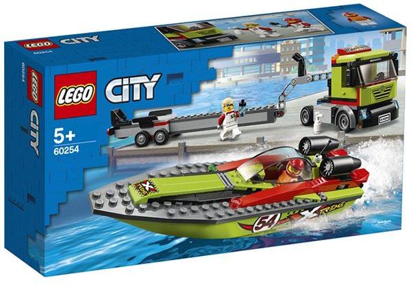 LEGO City Versenycsónak szállító (60254)