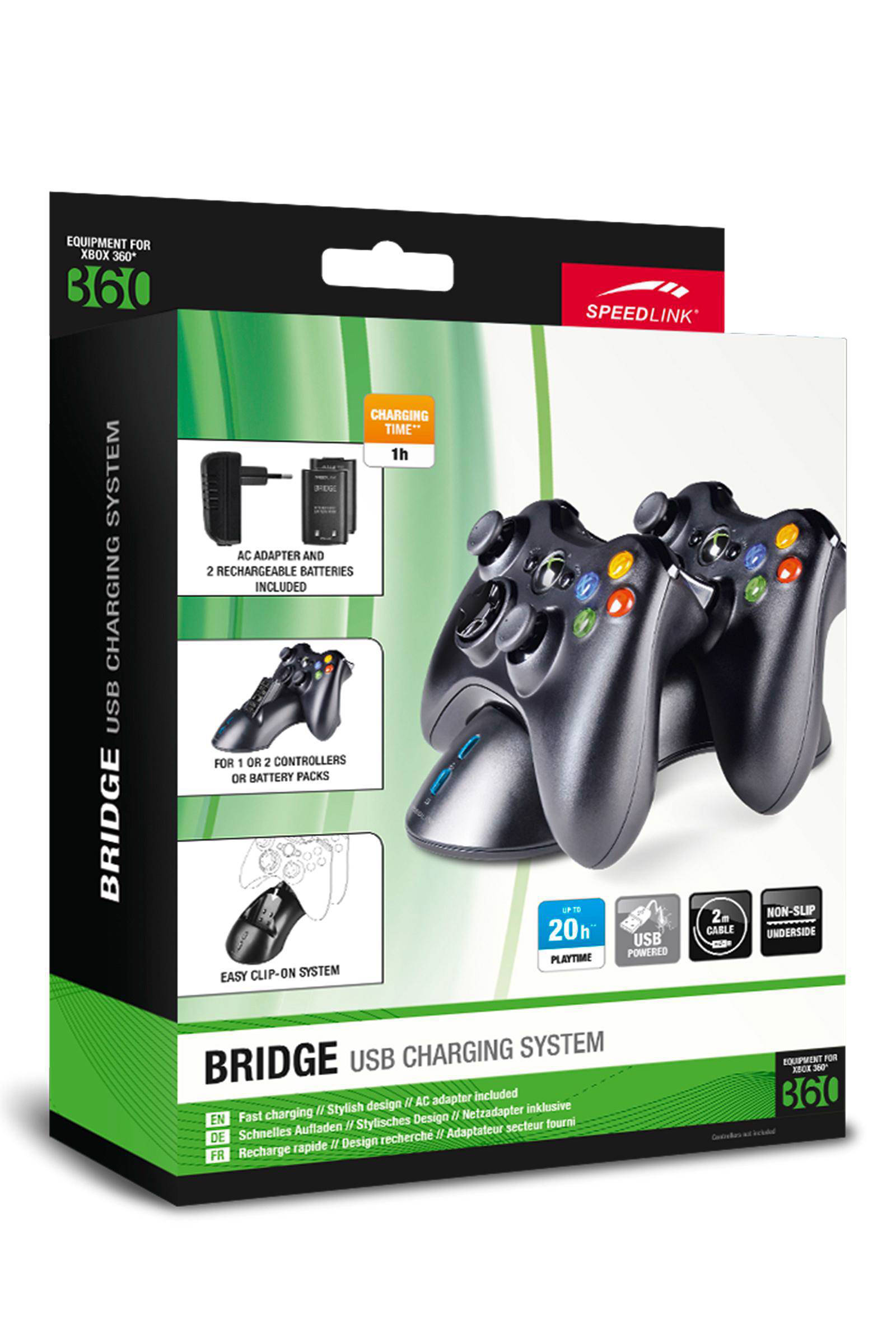 Xbox 360 SpeedLink Bridge USB Charging System