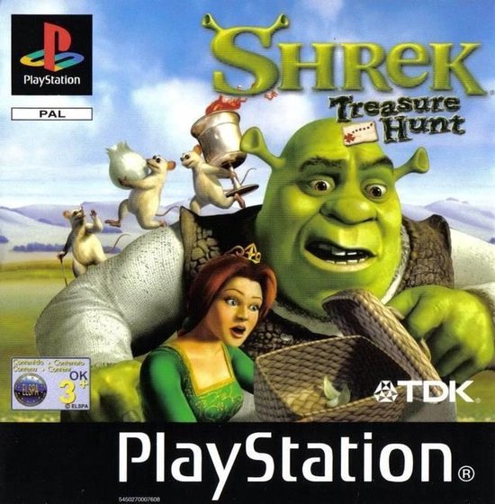 Shrek Treasure Hunt - PlayStation 1 Játékok