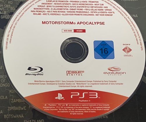 Motorstorm Apocalypse (promo) - PlayStation 3 Játékok