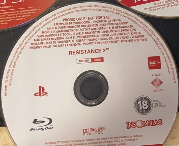 Resistance 2 (promo) - PlayStation 3 Játékok