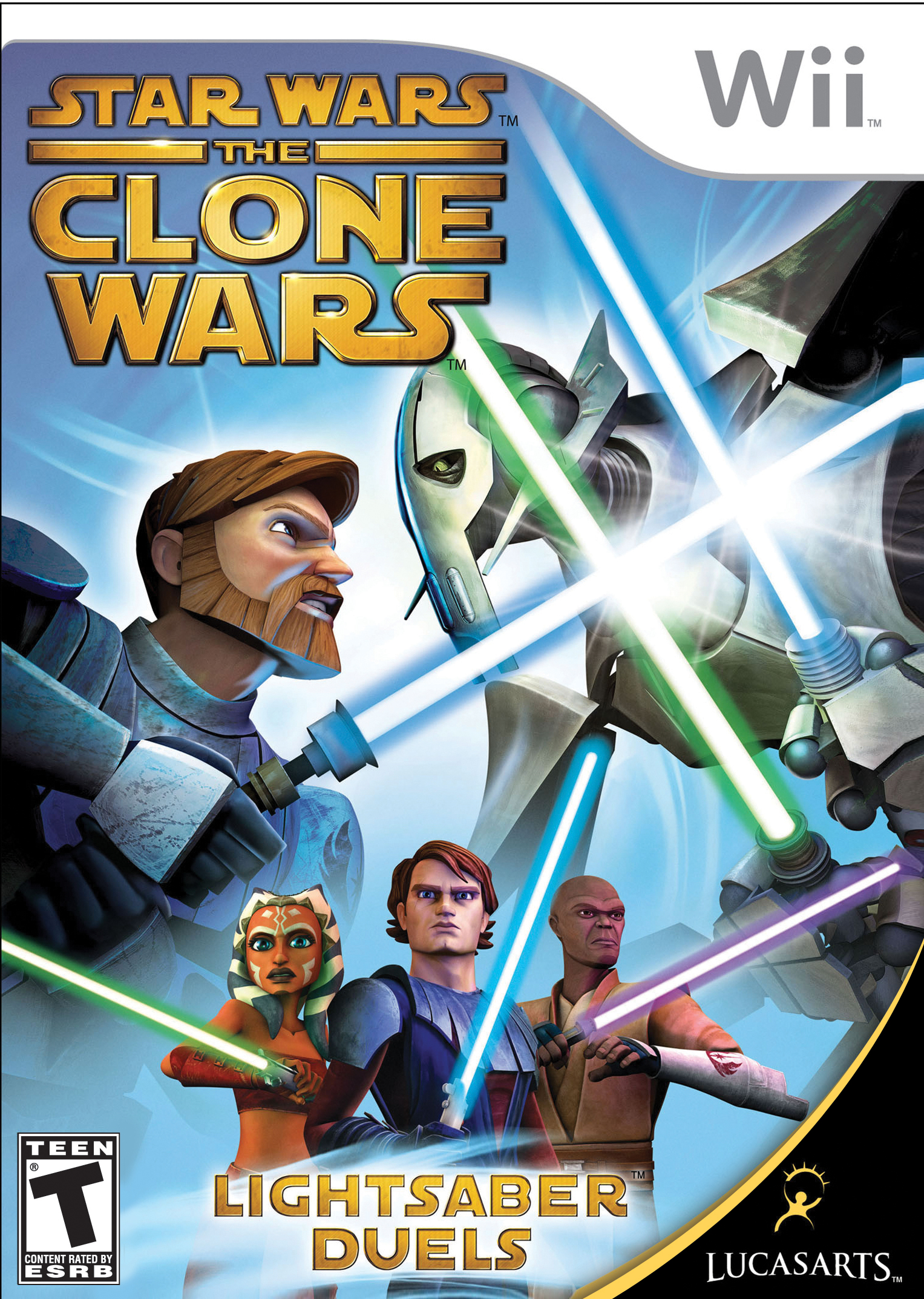 Star Wars The Clone Wars Lightsaber Duels - Nintendo Wii Játékok
