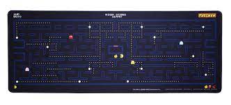 Pac Man Desk Mat 80*30cm (asztali szőnyeg/egérpad) - Ajándéktárgyak Ajándéktárgyak