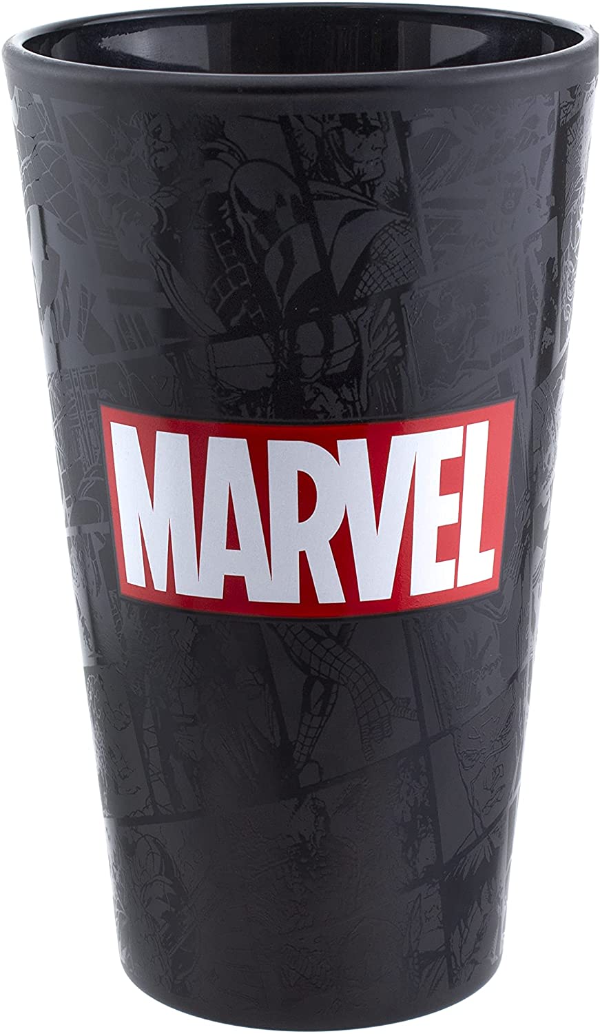 Marvel Glass Logo (üvegpohár) - Ajándéktárgyak Bögre