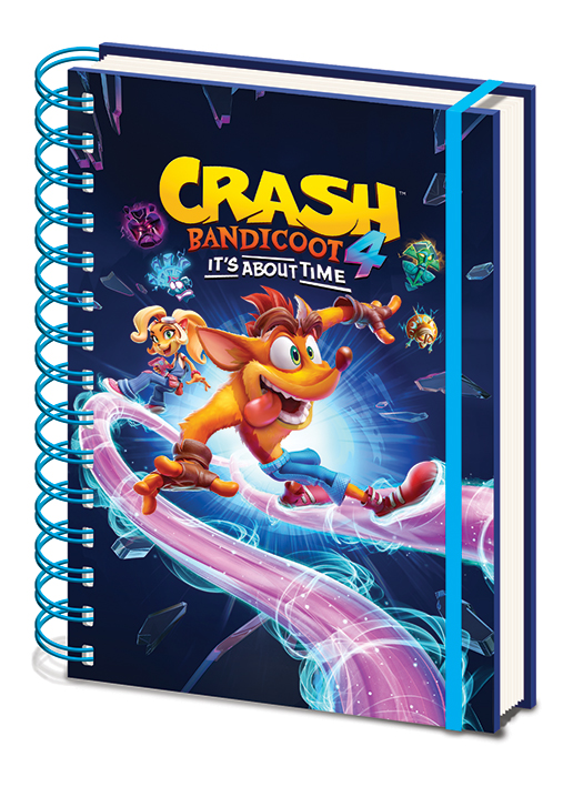 Crash Bandicoot 4 Its About Time A5 Notebook (Jegyzetfüzet)