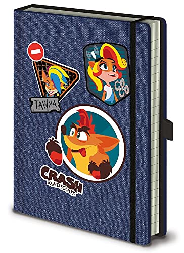 Crash Bandicoot 4 Its About Time Premium A5 Notebook (jegyzetfüzet) - Ajándéktárgyak Ajándéktárgyak