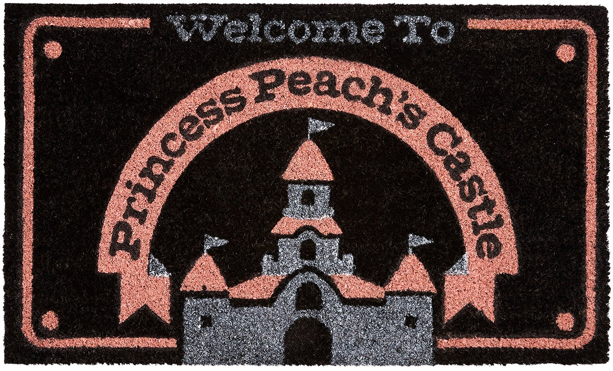 Welcome To Princess Peach s Castle Doormat (Lábtörlő)