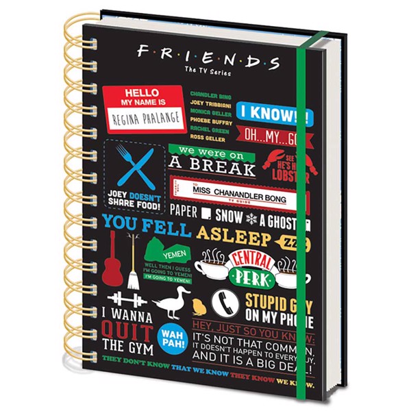 Friends The TV Series Notebook A5 (jegyzetfüzet)