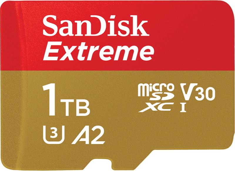 SanDisk microSDXC Extreme 1TB V30/A2 SDSQXA1-1T00-GN6MA