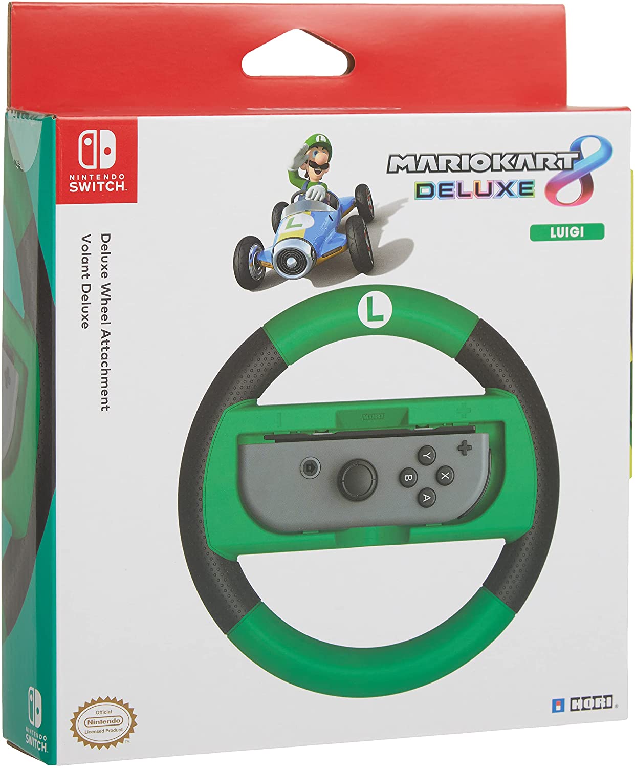 Hori Mario Kart 8 Deluxe Racing Wheel (Luigi)