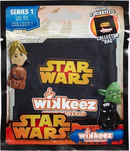 Star Wars Wikkeez Series 1 zsákbamacska (2 figura + gyűjtőzsák)