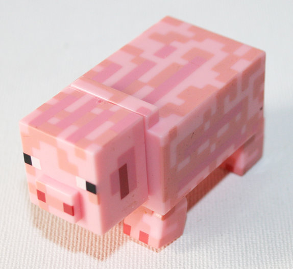 Minecraft Pig minifigura