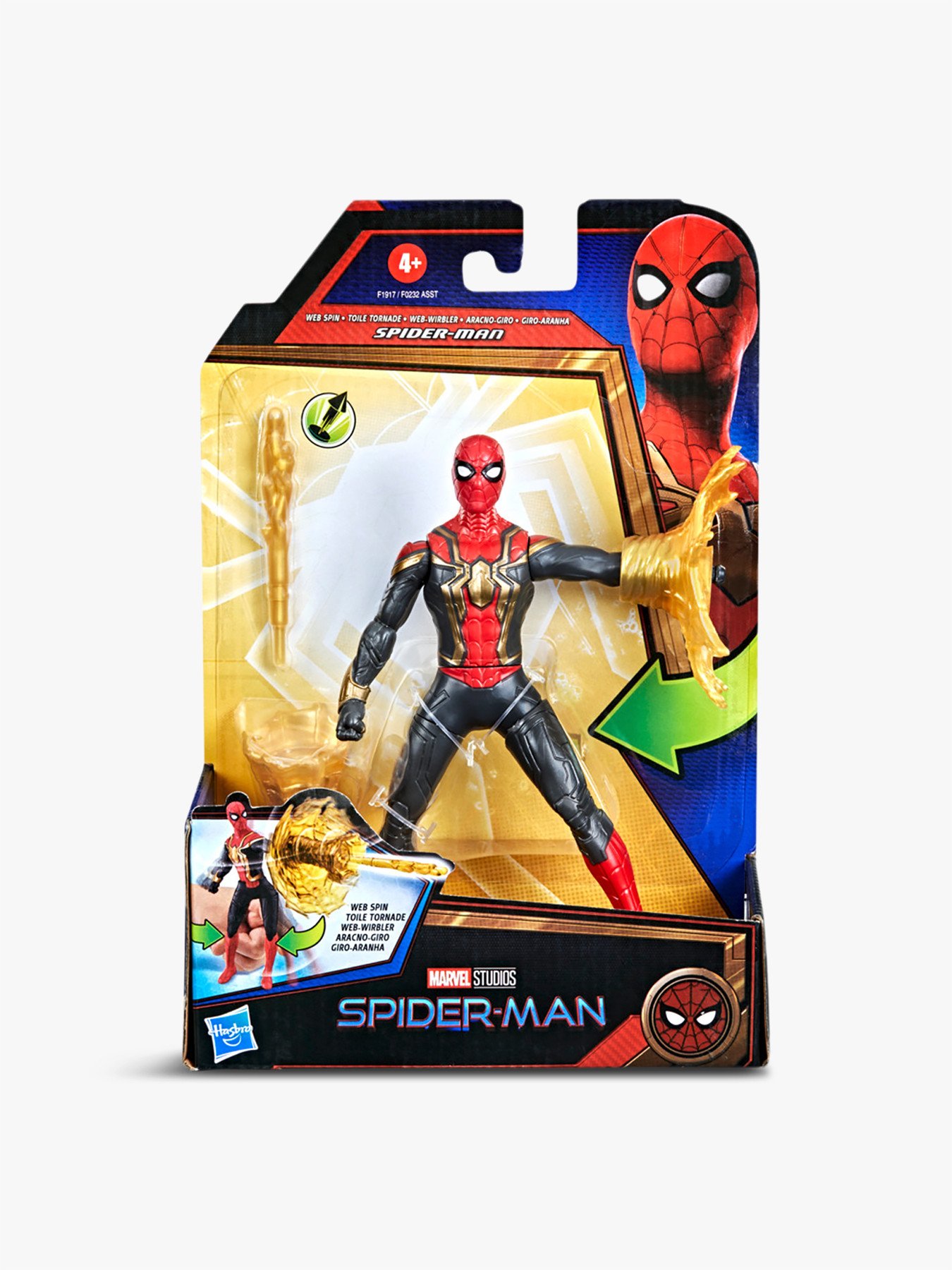 Marvel Spider Man Web Spin akciófigura (F1917)