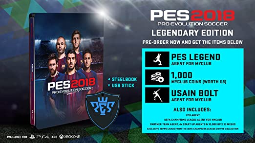 Pro Evolution Soccer 2018 (PES 18) SteelBook Edition