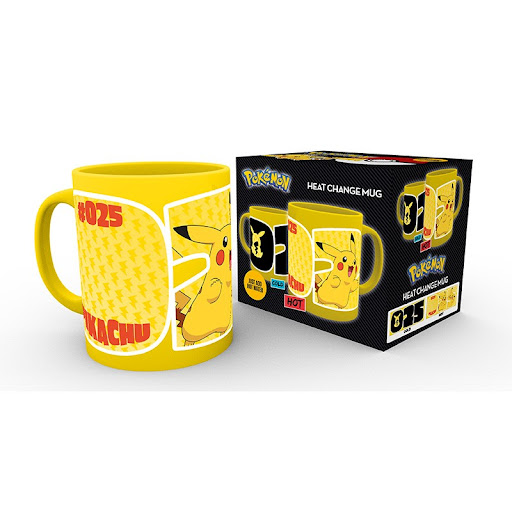 Pokémon Pikachu hőre változó bögre (sárga) (330ml)