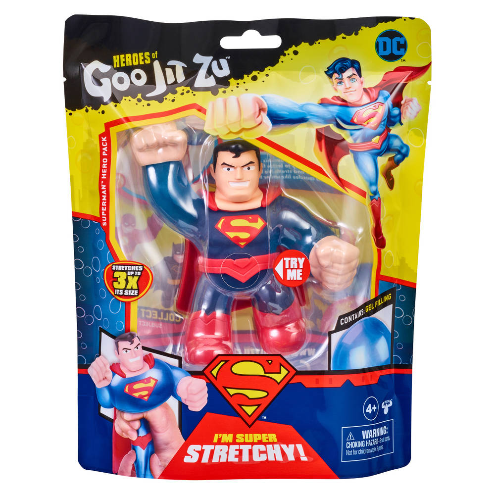 DC Heroes Superman Goo Jit Zu szupernyúlós figura