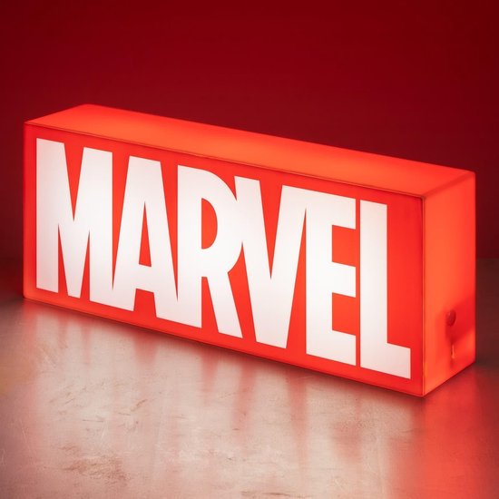 Marvel Logo Light lámpa - Ajándéktárgyak Lámpa