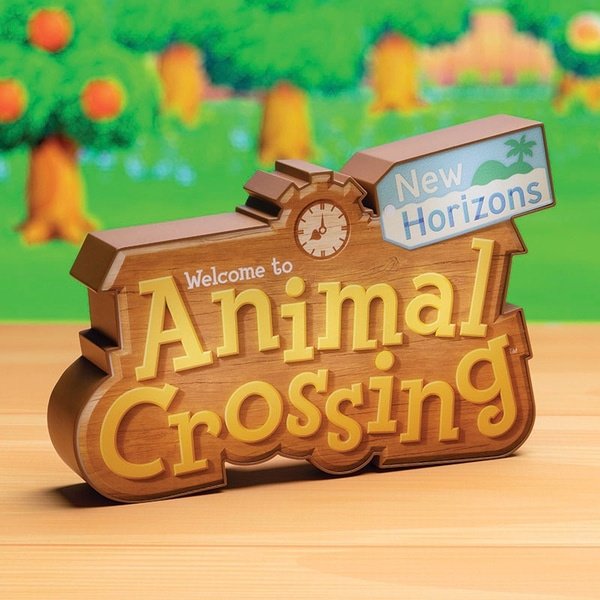 Animal Crossing New Horizons Logo Light lámpa