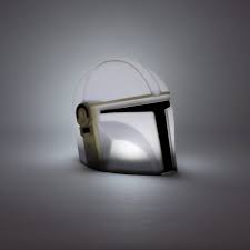 Star Wars The Mandalorian Mando Helmet Light lámpa