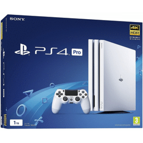 PlayStation 4 Pro 1 TB Glacier White (CUH-7116B) (HDD fedél nélkül) - PlayStation 4 Gépek