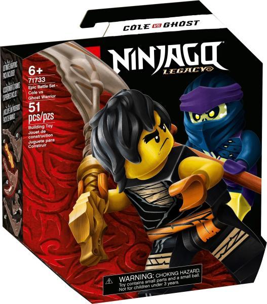 LEGO Ninjago Hősi harci készlet Cole vs Kísértetharcos (71733)
