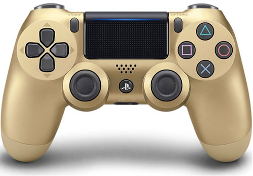 Sony Playstation 4 Dualshock 4 V2 Wireless Controller Gold  - PlayStation 4 Kontrollerek