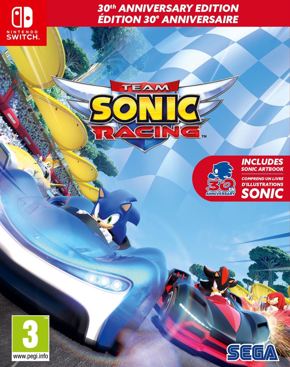 Team Sonic Racing 30th Anniversary Edition - Nintendo Switch Játékok