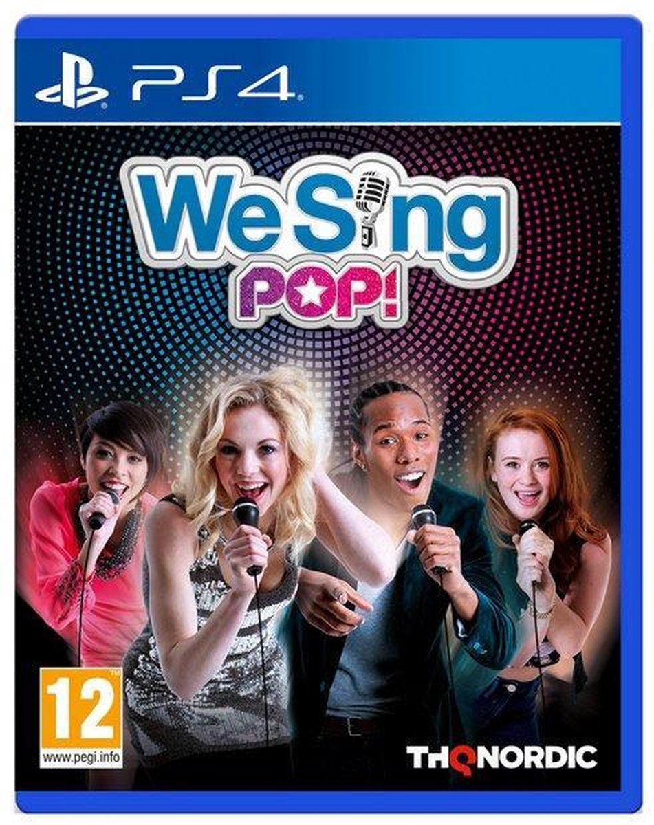 We Sing Pop + 2db mikrofon - PlayStation 4 Játékok