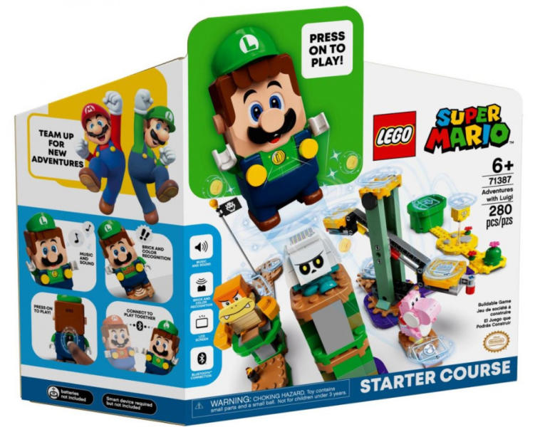 LEGO Super Mario Luigi kalandjai kezdőpálya (71387) - Figurák Lego
