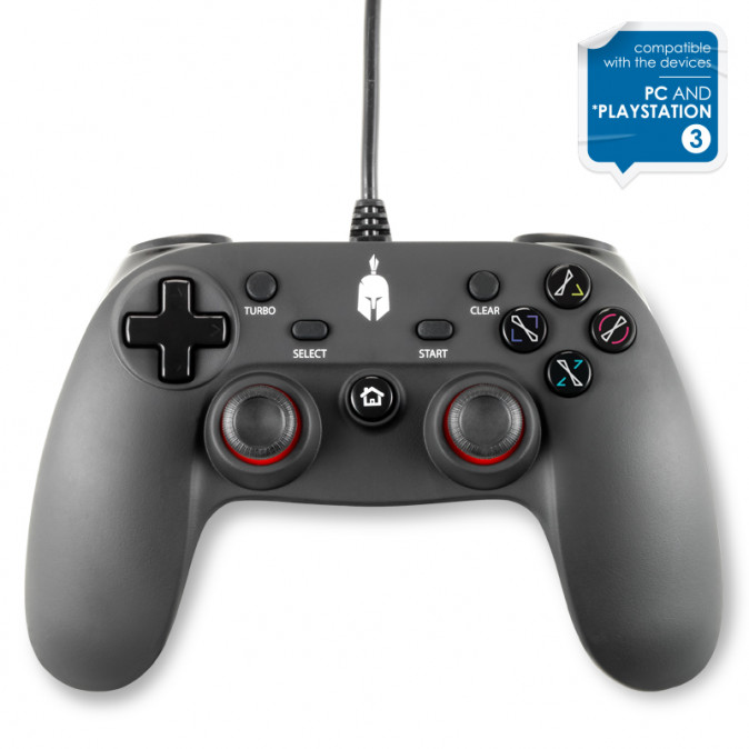 Spartan Gear Oplon vezetékes kontroller (PS3/PC) - PlayStation 3 Kontrollerek